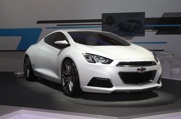 Chevy's Tru 140S concept is a Cruze-based four-seat coupe.